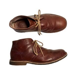 UGG Chukka Boot Size 11.5 Leighton Brown Leather Laceup